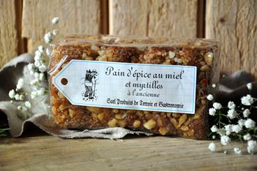 Pain d'épice à l'Ancienne aux Myrtilles